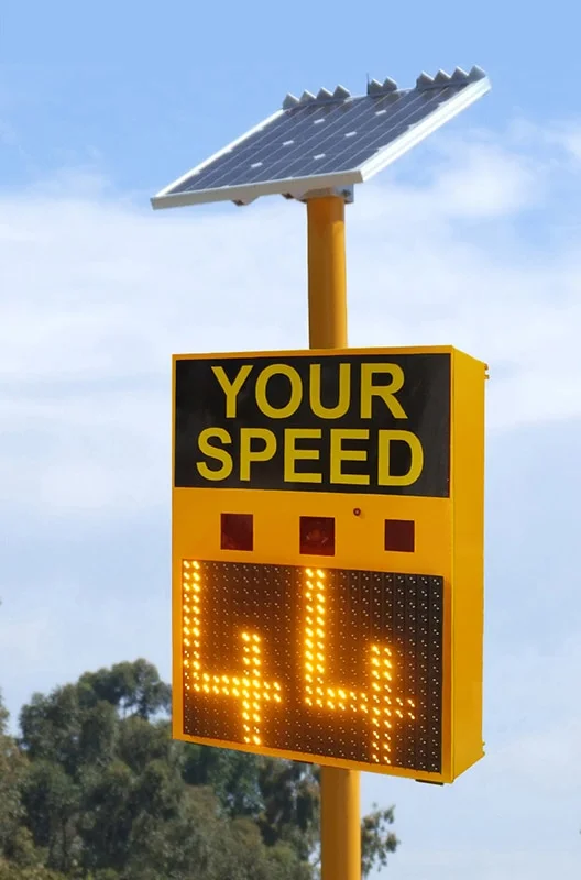 Interactive speed sign in Colorado