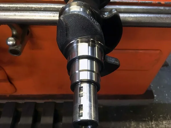 RB engine crank collar repair