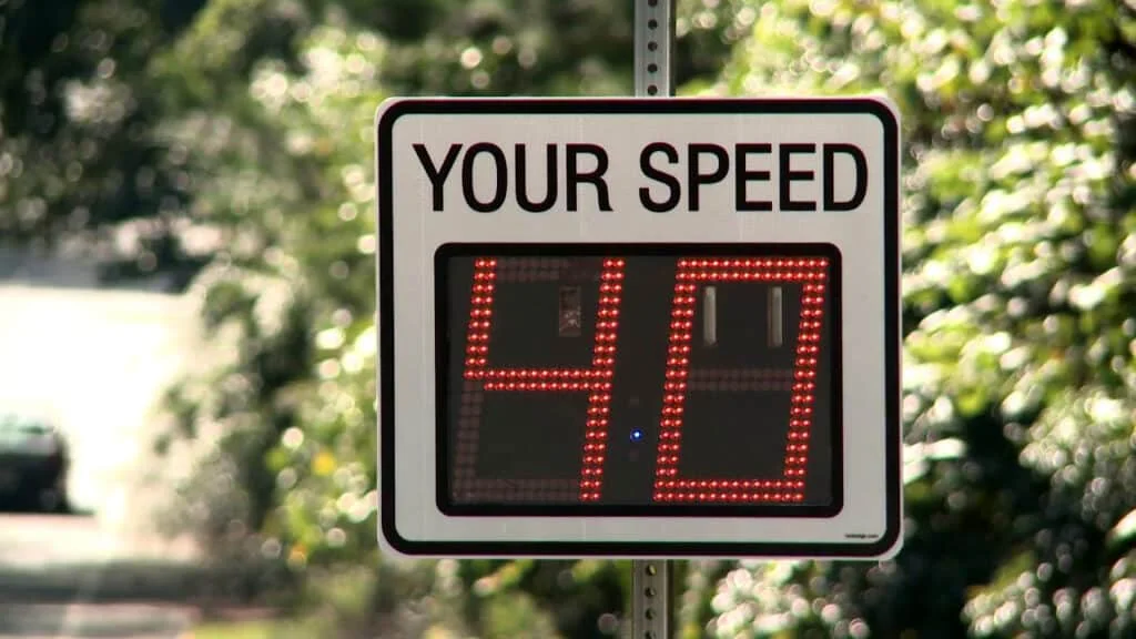 Speed indicator