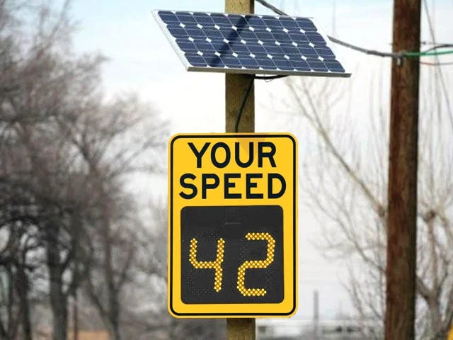 Speed indicator in Rhode Island