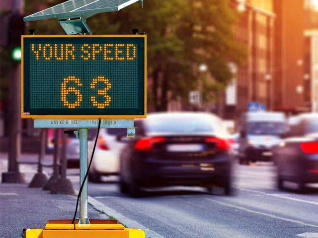 Speed indicator in Mississippi