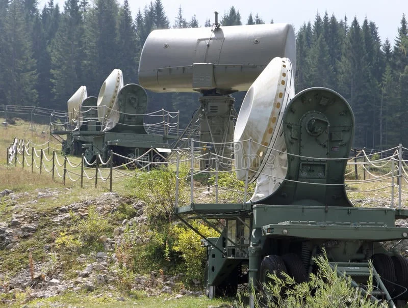 Military radar equipment