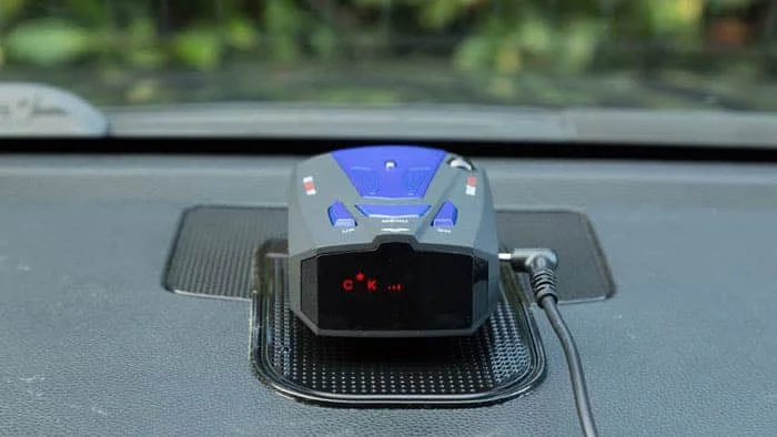 Ideal mounting spot for radar detectors