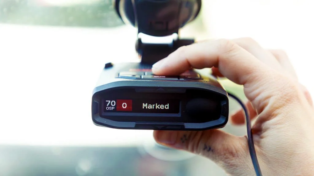 Radar detector adjustment
