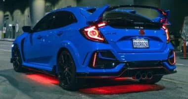 California Neon Underglow Light Laws