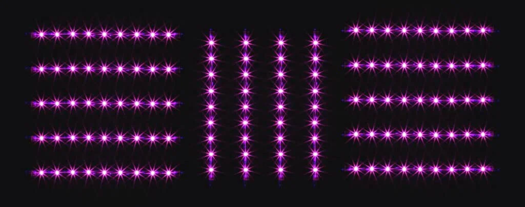 Magenta LED underglow tubes