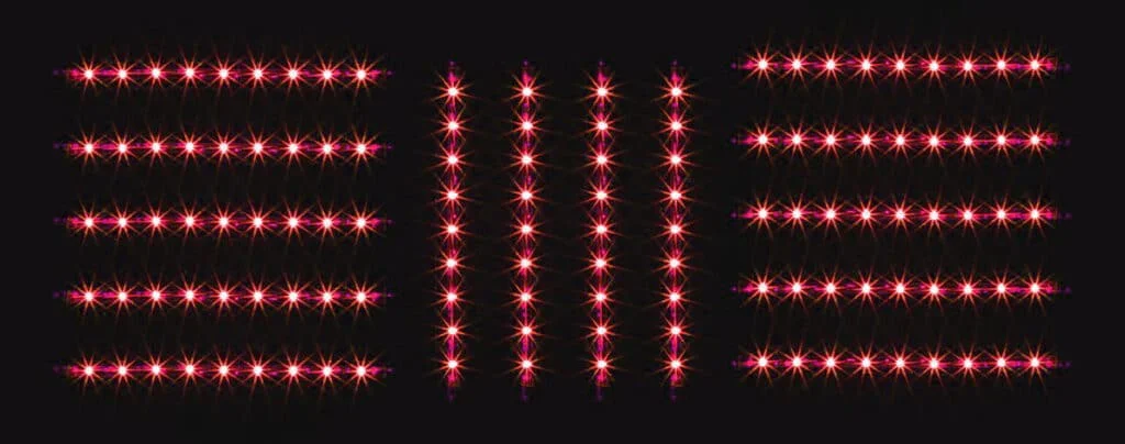Red LED underglow tubes