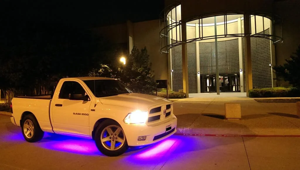 Silverado with underglow lights