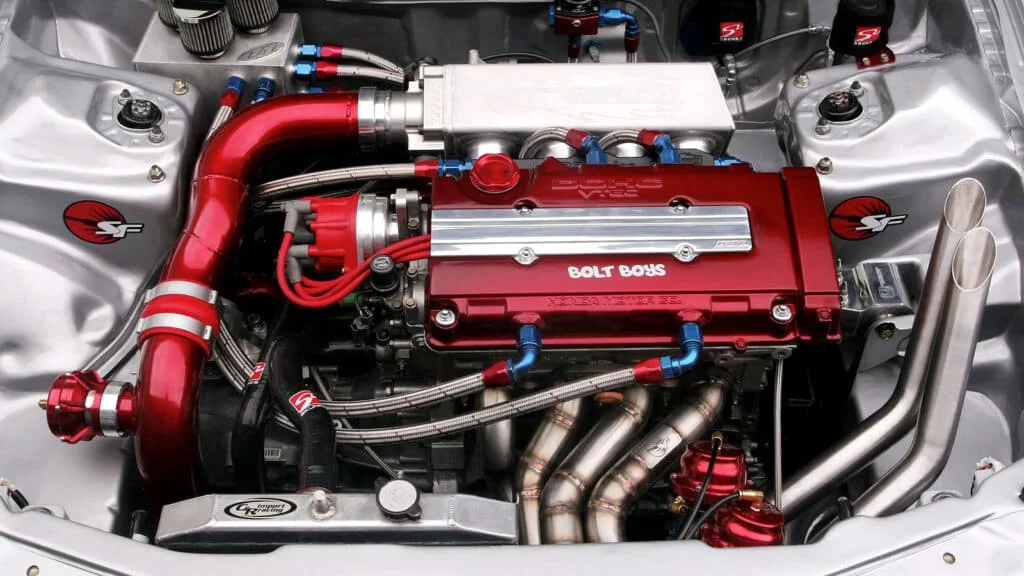 Tuned Honda B-series motor