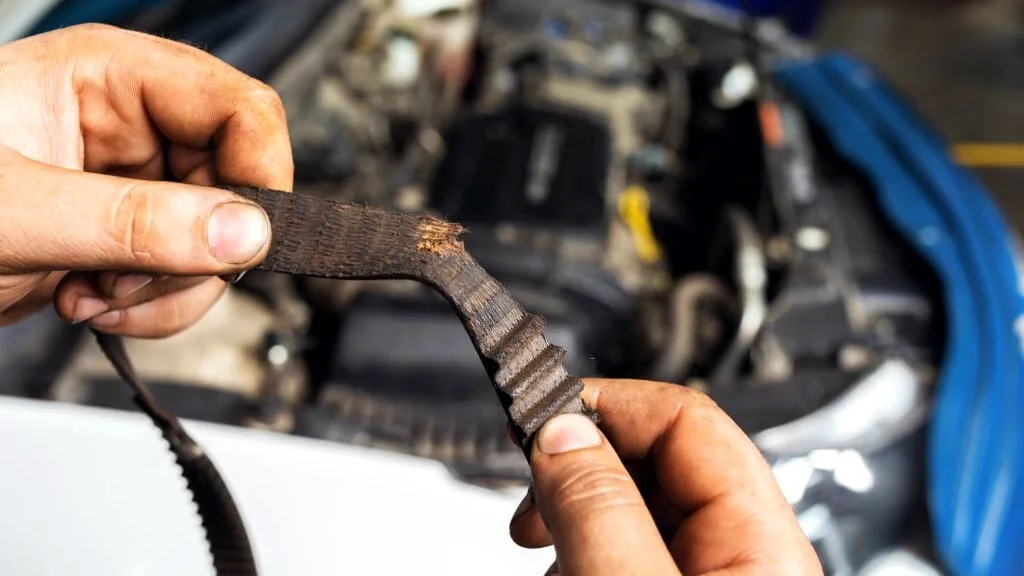 Broken timing belt