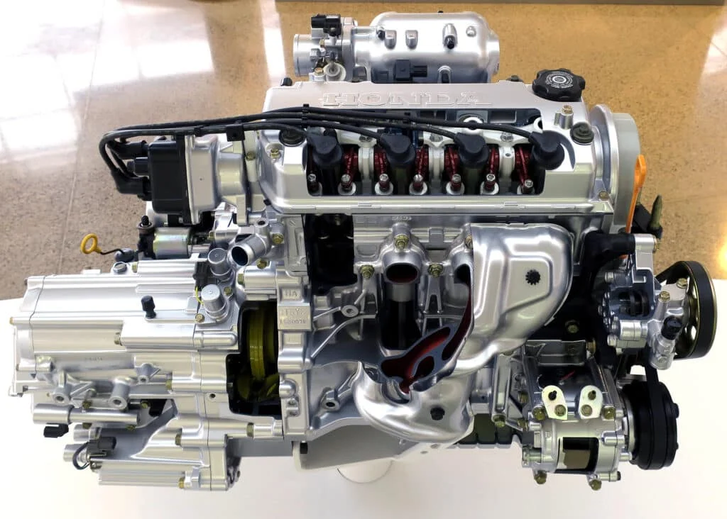D16Y8 engine at a Honda Museum