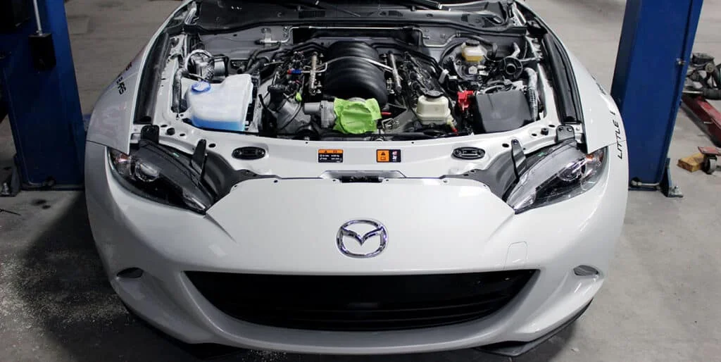 ND Miata with Flyin Miata V8 kit