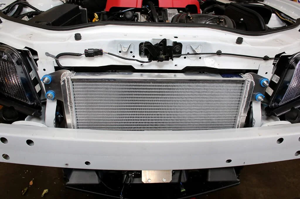 LS engine radiator