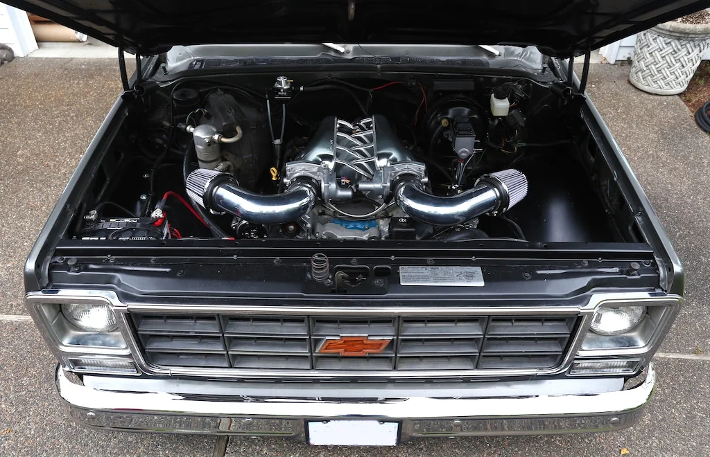 LS-swapped Chevy truck