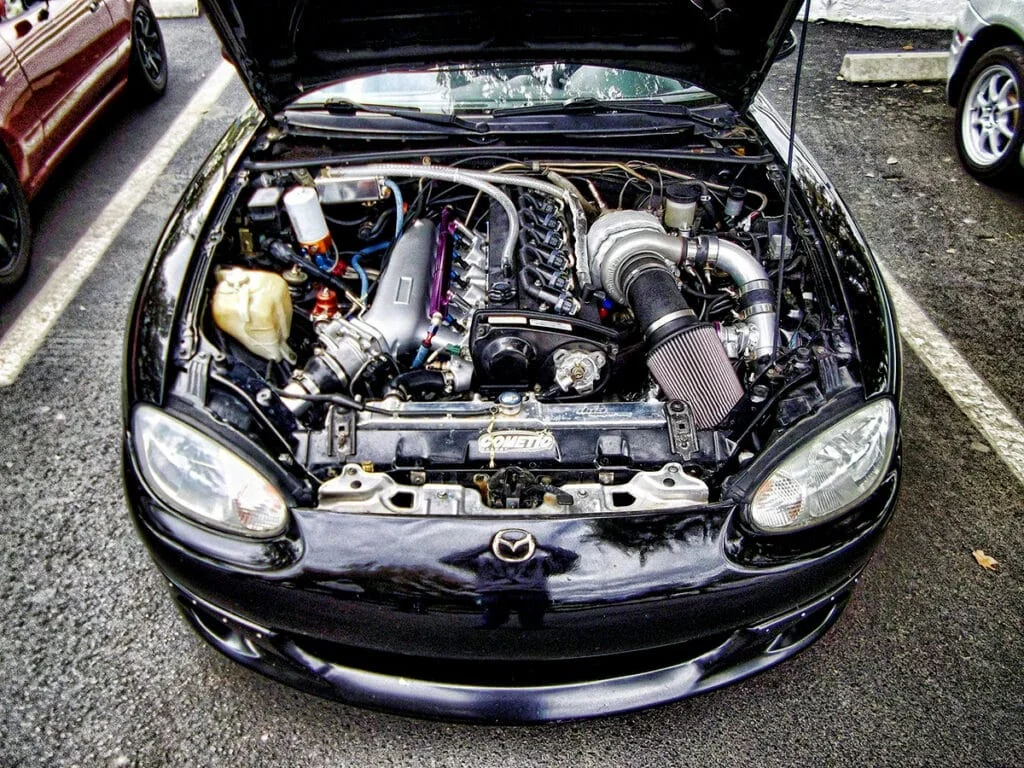 RB26-swapped NB Miata