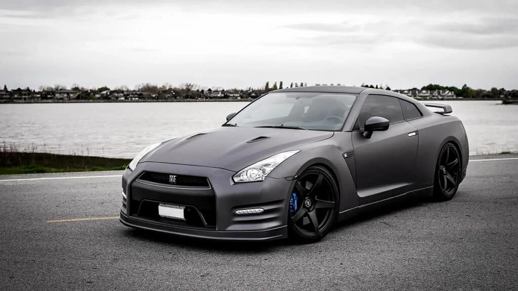 Matte black R-35 GT-R