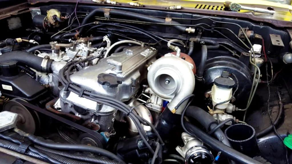 Turbocharged Nissan Z24 engine