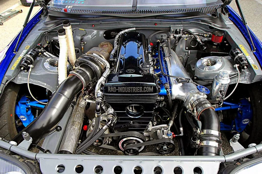 Built 2JZ-GTE engine