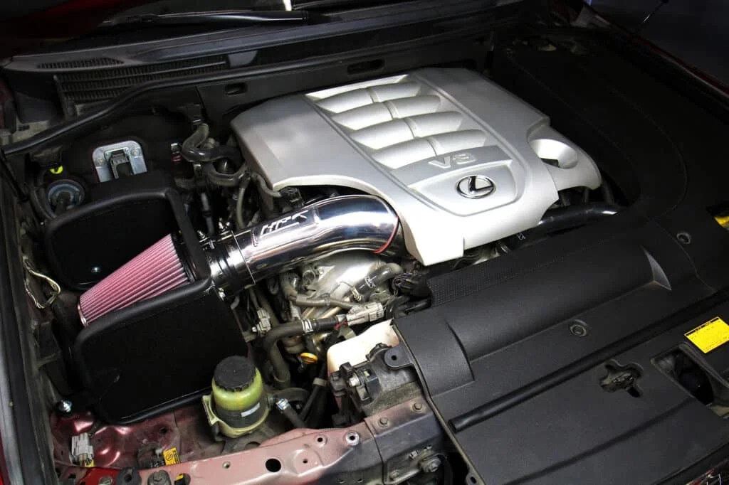 3UR-FE engine with cold air intake