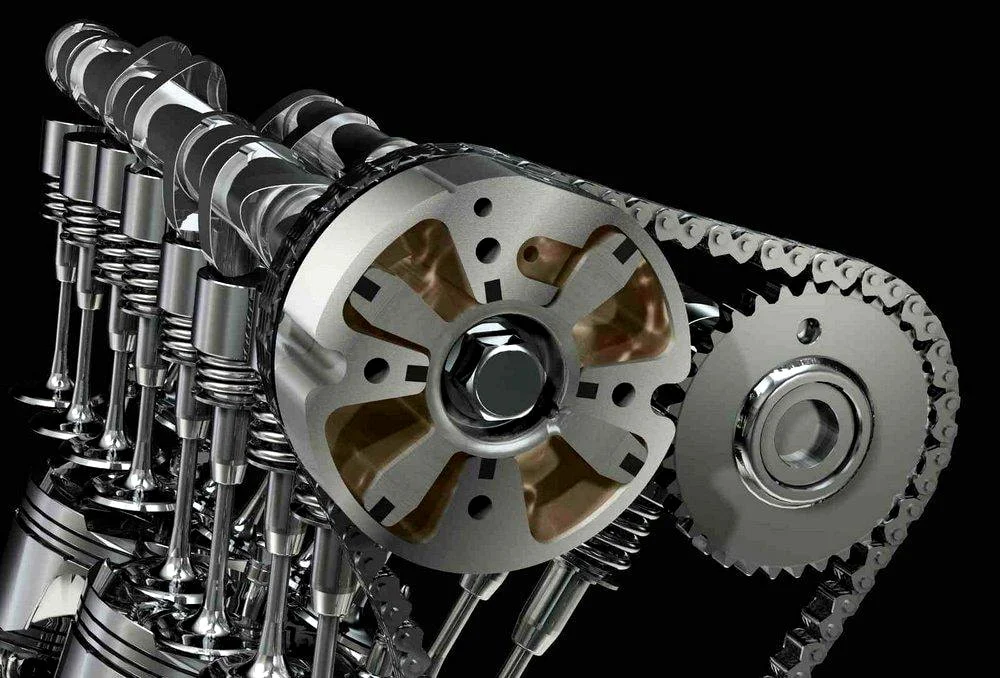 Variable valve timing illustration