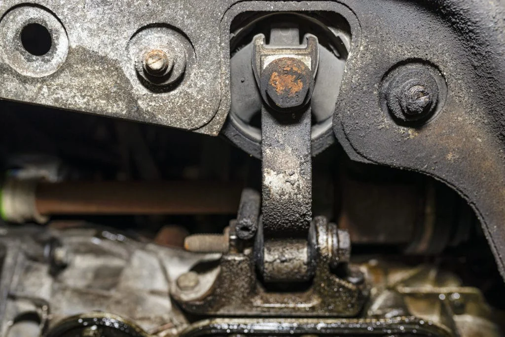 Bad engine support symptoms