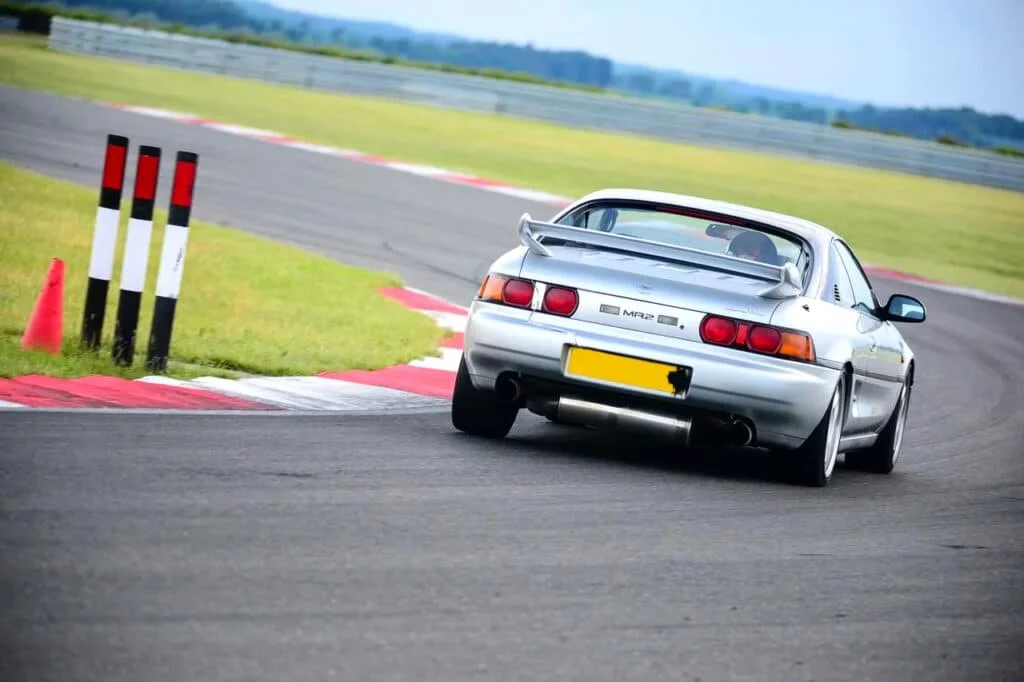 MR2 going hard in a corner