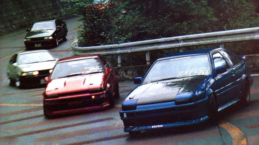 Hachirokus sending it at a Touge