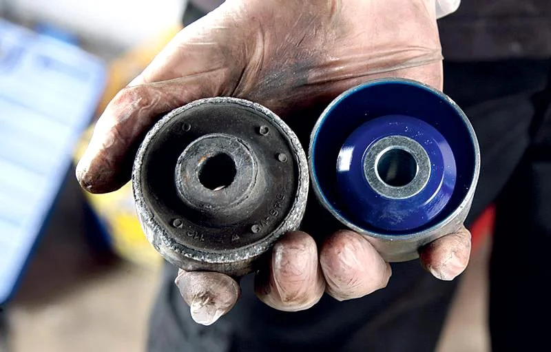 polyurethane vs rubber bushings