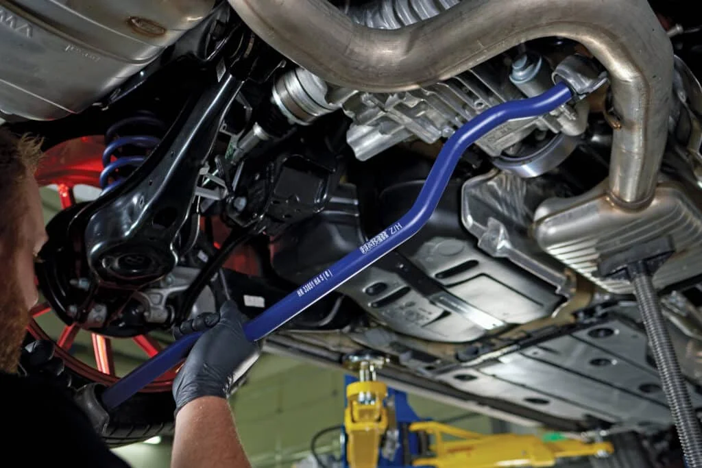 Sway bar installation
