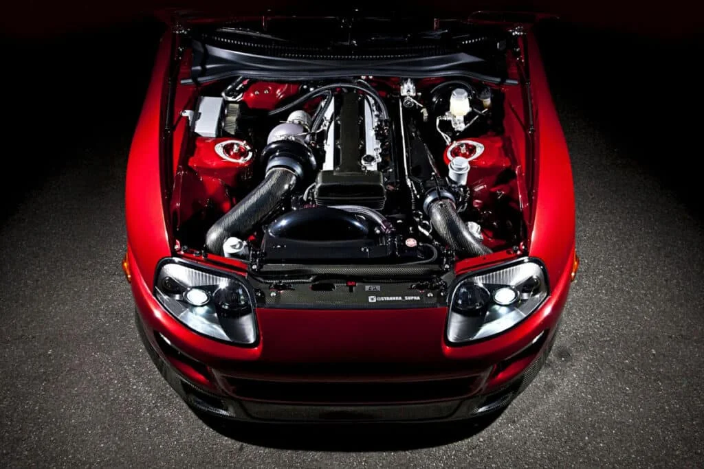 MKIV Supra in red