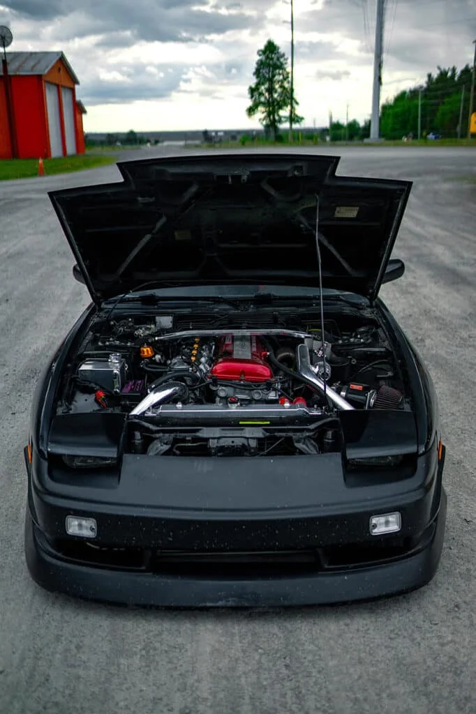Black 240SX with SR20DET