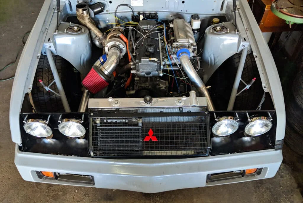 Starion engine bay