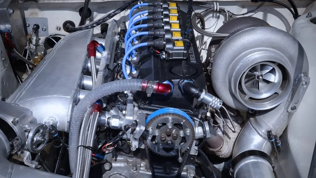 Big single turbo on RB30 engine