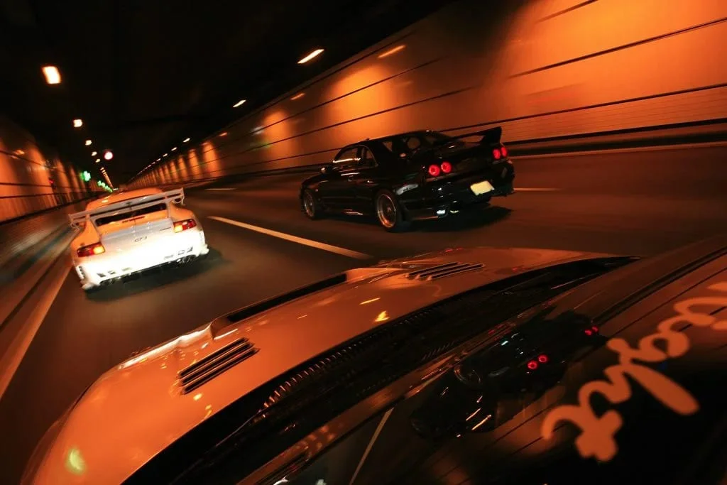 Mid Night club members racing
