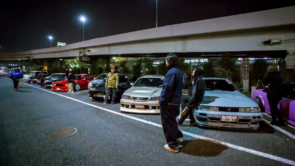 Car meet in Japan