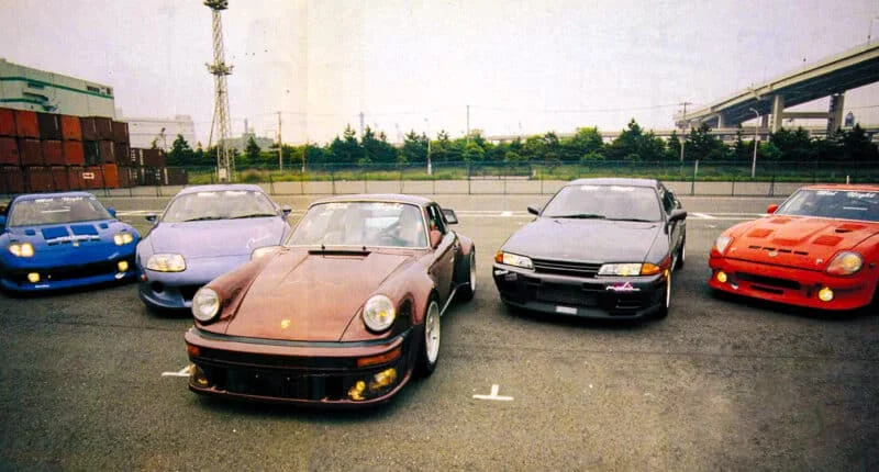 Cars & Members of Japan's Midnight Club Street Racing Group