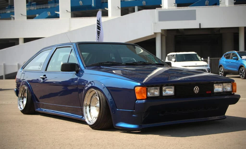 Stanced VW Sirocco