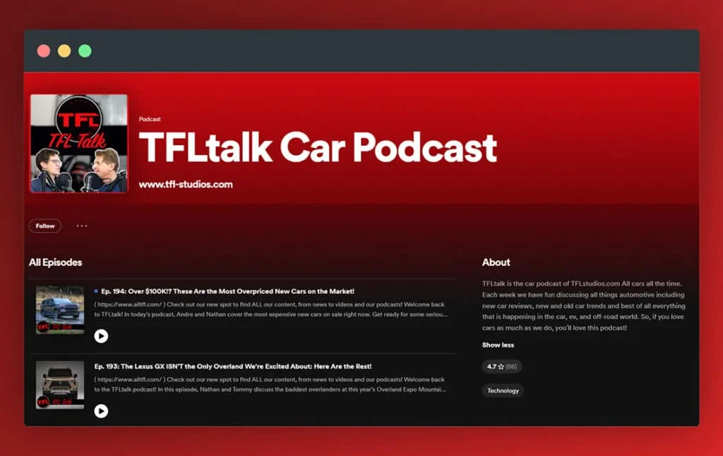 TFLTalk Podcast
