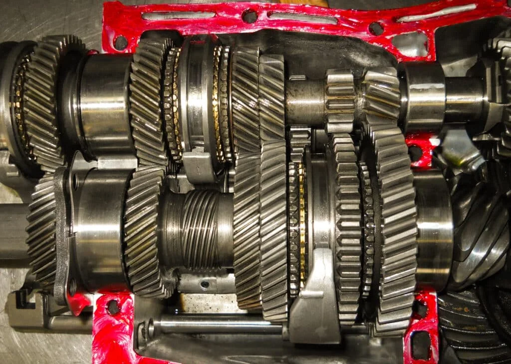 Opened up transmission