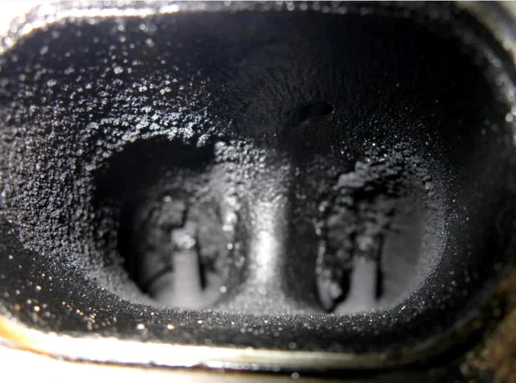 Gunked up valves