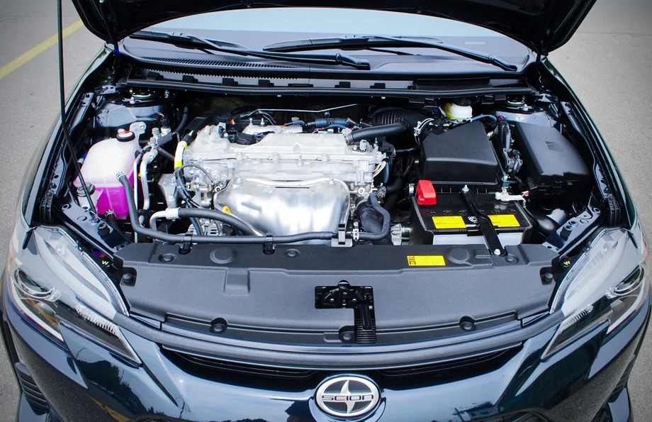Scion tC engine bay