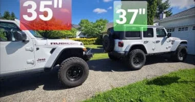 35 vs 37 Tires: Differences Explained