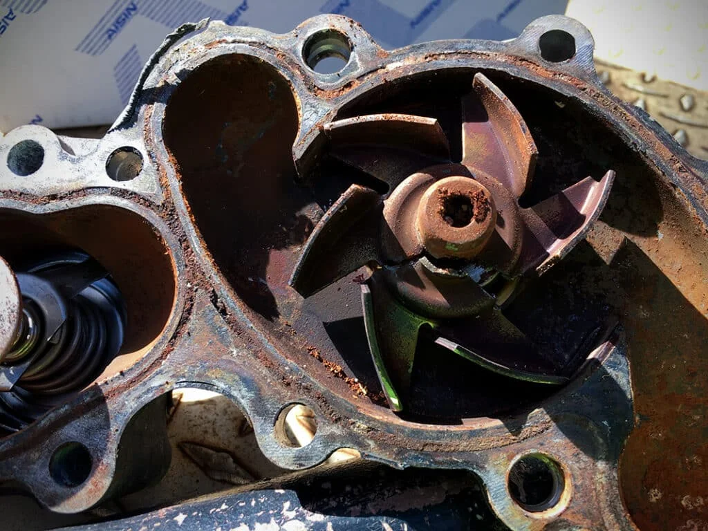 1GR engine water pump failure