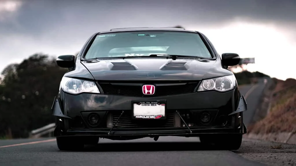 Black Civic modified