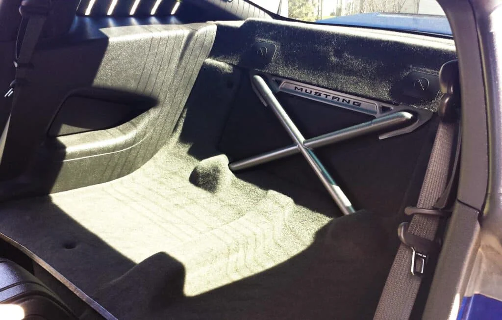 Mustang rear seat delete