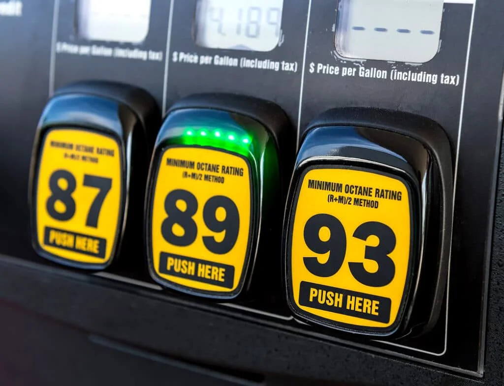 Fuel octane ratings