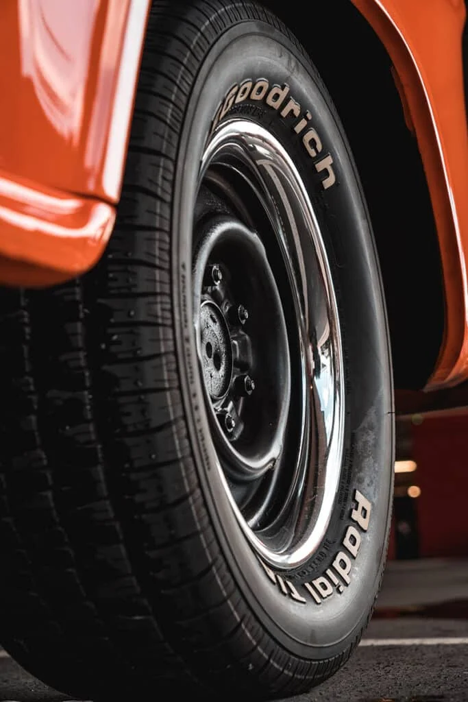 Goodrich tires with a large sidewall