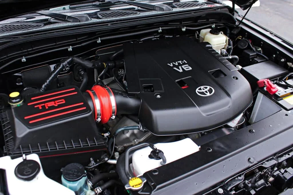 TRD-supercharged 1GR-FE engine