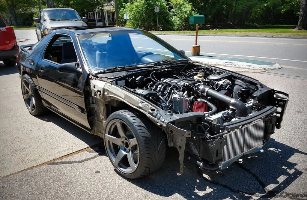 LS-swapped Mazda RX-7