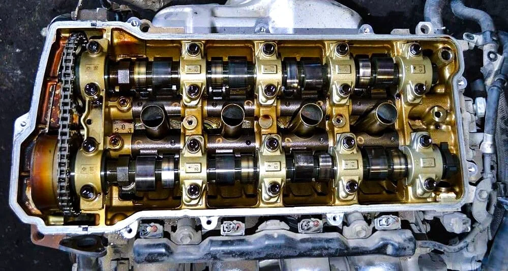 Opened 2AR-FE head